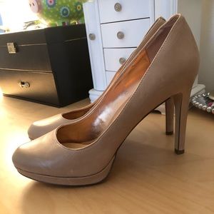 BCBG Platform Nude Heals